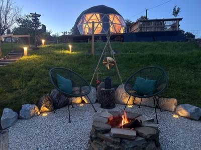 Se réchauffer au coin du feu