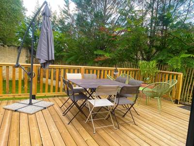 Le Loft Gramat : la terrasse extérieure