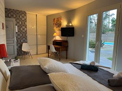 vue sur le bureau de la spacieuse