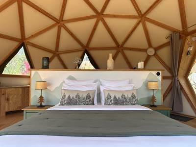 Structure en bois, ambiance chaleureuse et cocooning