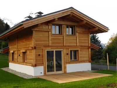 Chalet vu de l'extérieur