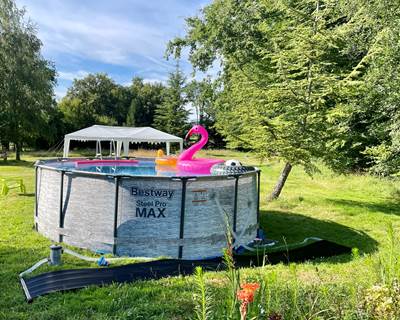 5M above ground heated pool for guests use-galerie