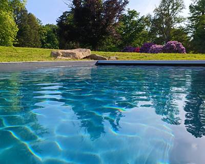 Vue piscine parc-galerie