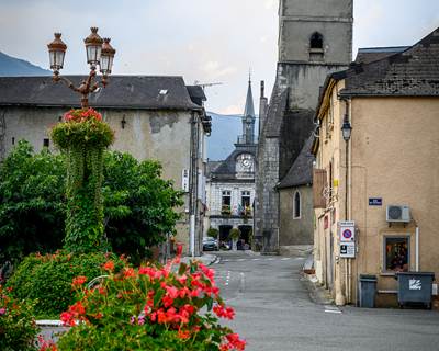 Vue sur le centre du village depuis la rue du moulin.-galerie