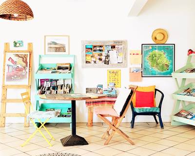 Les espaces à partager de l'auberge-galerie 