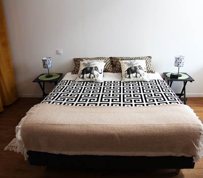 Chambre "Côté Savane"-La maison d'Eole