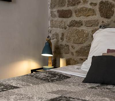 Décoration apaisante au premier étage de notre gite