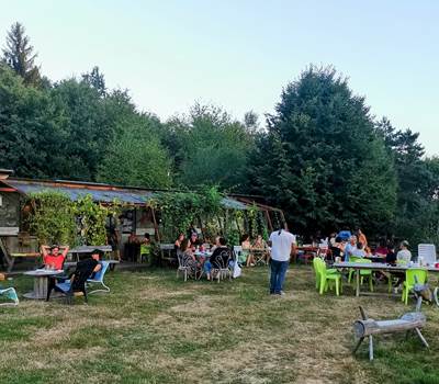 La maison d'accueil, le jardin