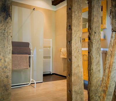 Salle d'eau avec douche à l'italienne