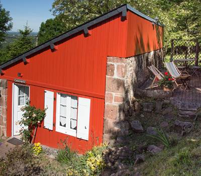 Extérieur du gîte Cassiopée, pour 2 ou 3 personnes