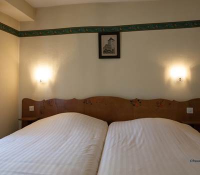 Chambre Lits jumeaux Hotel Restaurant Zum schnogaloch Alsace Obernai
