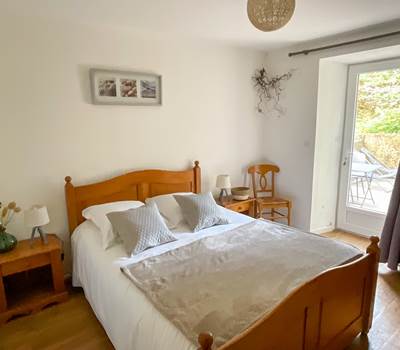 Chambre noisette 1 ombre bleue du figuier gîtes et chambres d’hôtes avec piscine Ardèche