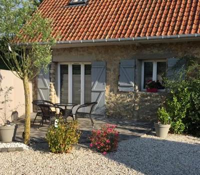 acces P'tit  gite + terrasse