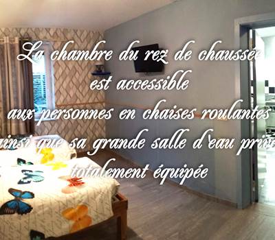 Au rez de chaussée, sans rebord et largeur de porte suffisante