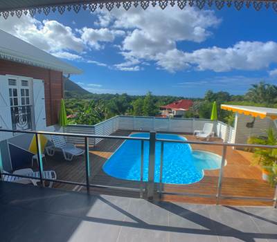 Villa Anj'any - vue de la terrasse