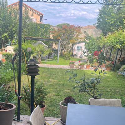 Vue de notre jardin en Provence-page