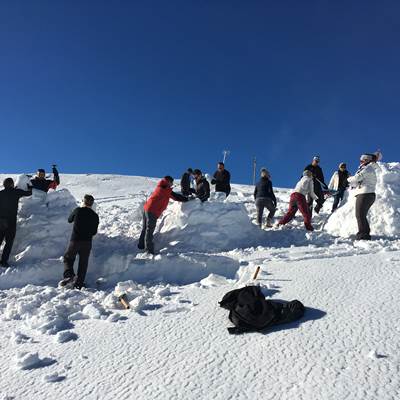 Challenge construction d'igloos