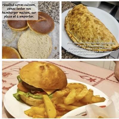 Hamburger et pizza-page