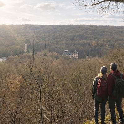 Panorama à quelques centaines de mètres du gîte sur le GR 129