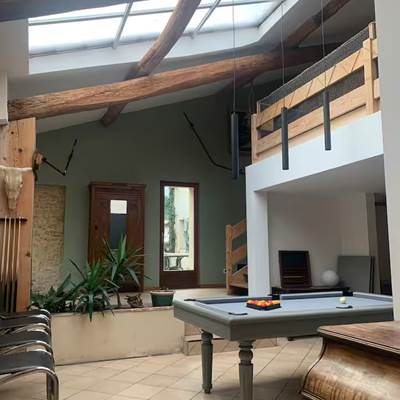 Espace détente ouvert-page