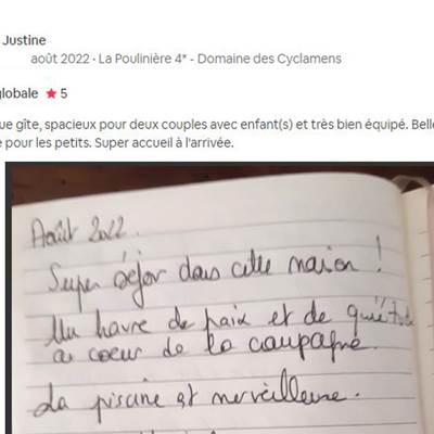 Avis Domaine des Cyclamens 2022