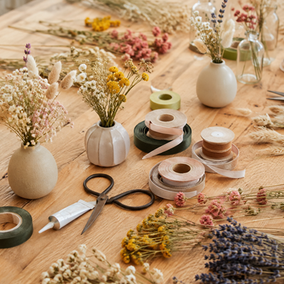 ateliers fleurs séchées