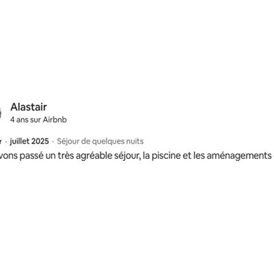 avis airbnb 2507_Domaine des Cyclamens