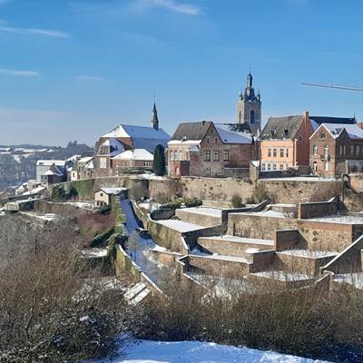 Les Jardins suspendus sous la neige