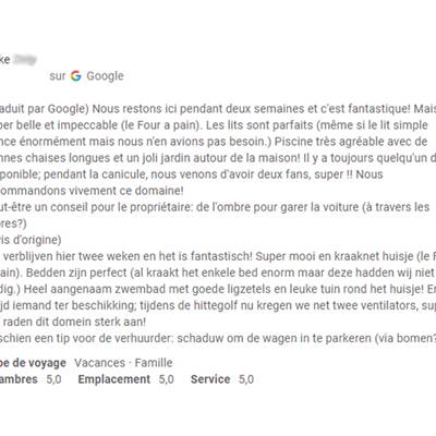 Avis Google 20072