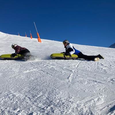 Course relai en Airboard