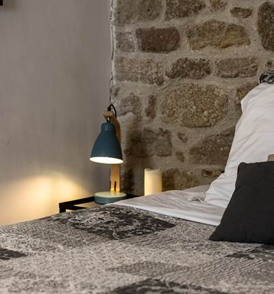 Décoration apaisante au premier étage de notre gite