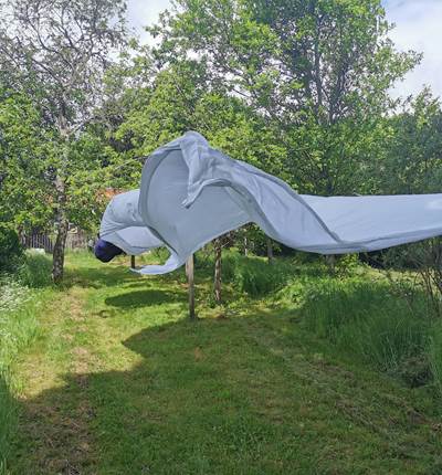 Nos draps sont lavés par nos soins et séchés au grand air
