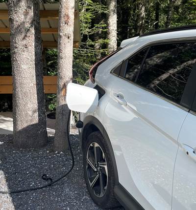 Borne de recharge 7KW sur le réseau