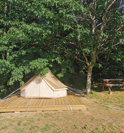 Tente en toile de coton 2_3 places