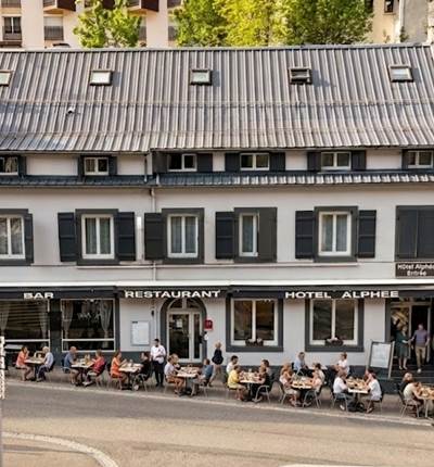 Hôtel Alphée - Barèges Tourmalet - Place Cinéma - Parking - Vue Haute