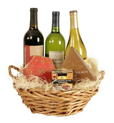 Panier de vins