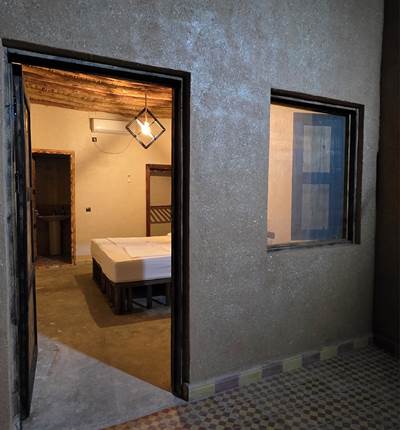 Cozy Traditional Room with Terrace View – Camping Hotel Amerdoul, Icht Tata