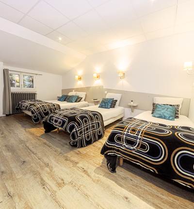 Hôtel Alphée - Barèges Tourmalet - Chambre Quadruple - Vue Montagne