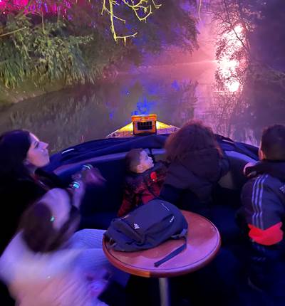 Les lumières du jardin des plantes illuminent le tescou