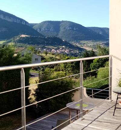Chambre d'Hôtes chez Marie Vue de la terrasse