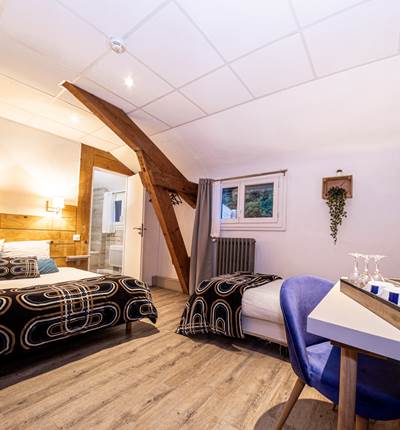 Hôtel Alphée - Barèges Tourmalet - Chambre Triple - Vue Montagne