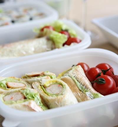 Nos lunch box produits frais et variés