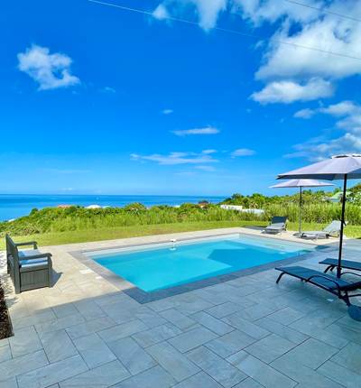 Vue mer des Caraibes à 180 degrés