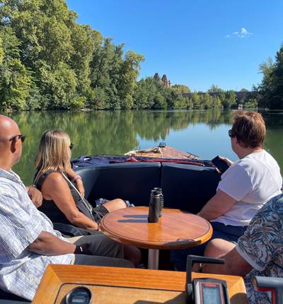 À bord du « Daphné »