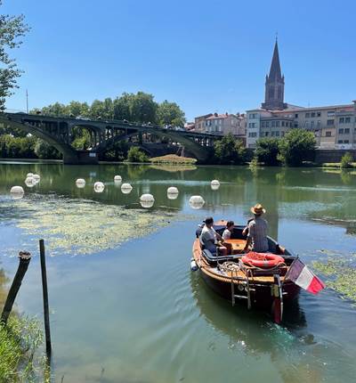 Départ du Daphné depuis le Quai des Mouettes