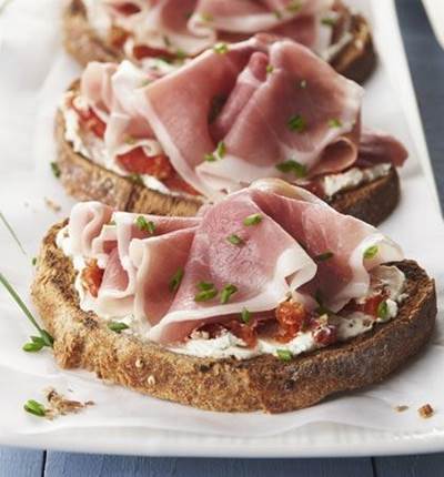 Petit-Déjeuner salé Jambons Corrèze et Sud-Ouest sans nitrites.