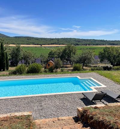 Piscine avce vue