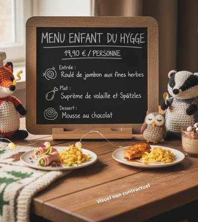 Menu Enfant du Hygge (Visuel non contractuel)