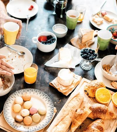 Petit déjeuner gourmande bio