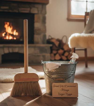 Forfait ménage Grand Gîte 12 Personnes